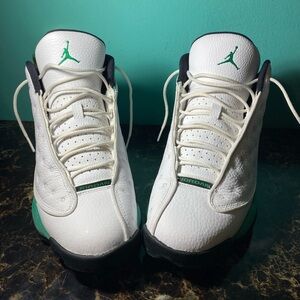 Jordan 13 Retro in White and Green